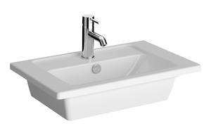 VitrA Integra 600x385mm 1TH Compact Basin w/Overflow - White